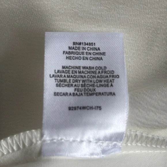 Wayf Delaney Asymmetrical Ivory Rouched Top, Spaghetti Strap Dress NWT Sz S Saks - Picture 13 of 13